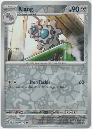 Stellar Crown Klang #100/142 reverse holo